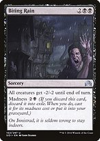 Magic the Gathering Card - Biting Rain - MTG Circle