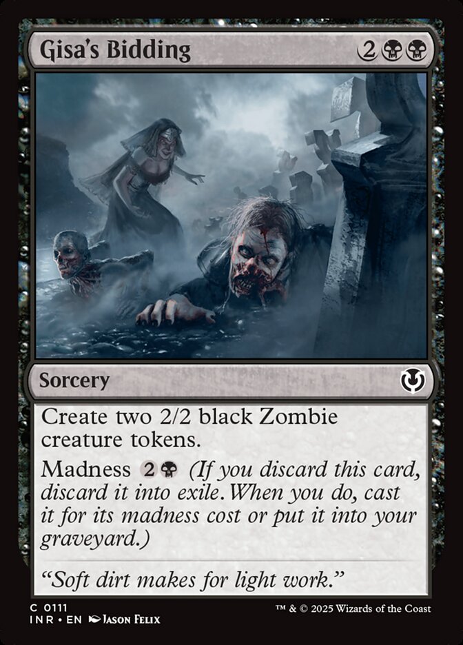 Magic the Gathering Card - Gisa's Bidding - MTG Circle