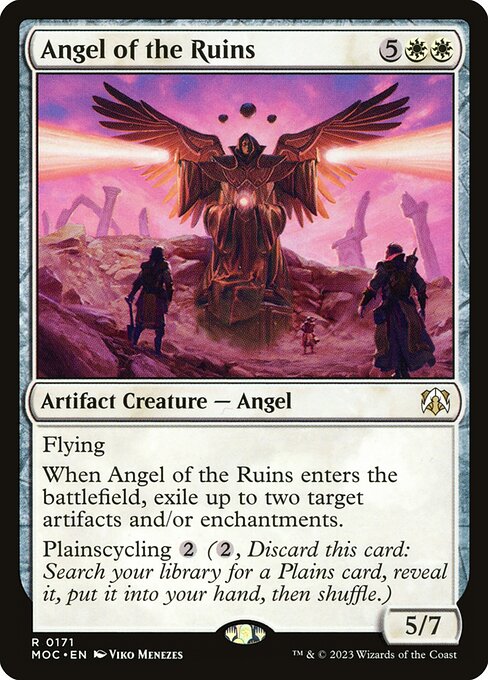 Magic the Gathering Card - Angel of the Ruins - MTG Circle