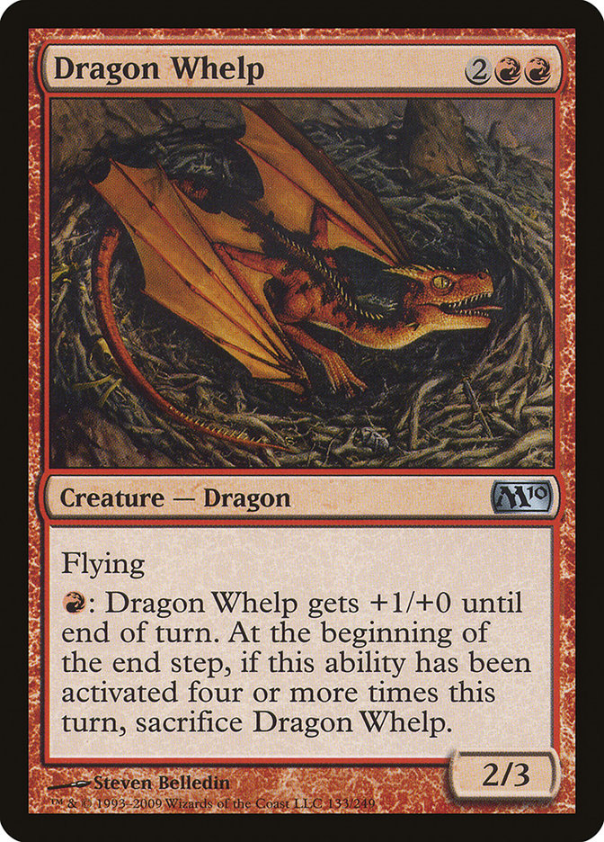 Magic the Gathering Card - Dragon Whelp - MTG Circle