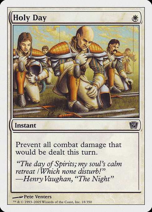Magic the Gathering Card - Holy Day - MTG Circle
