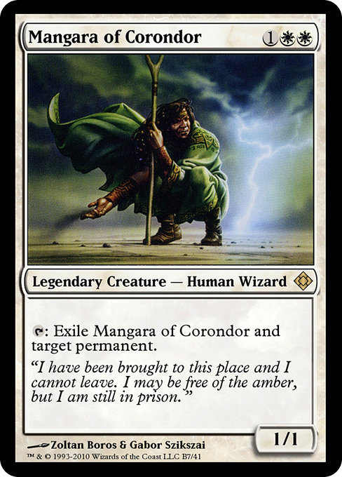 Magic the Gathering Card - Mangara of Corondor - MTG Circle