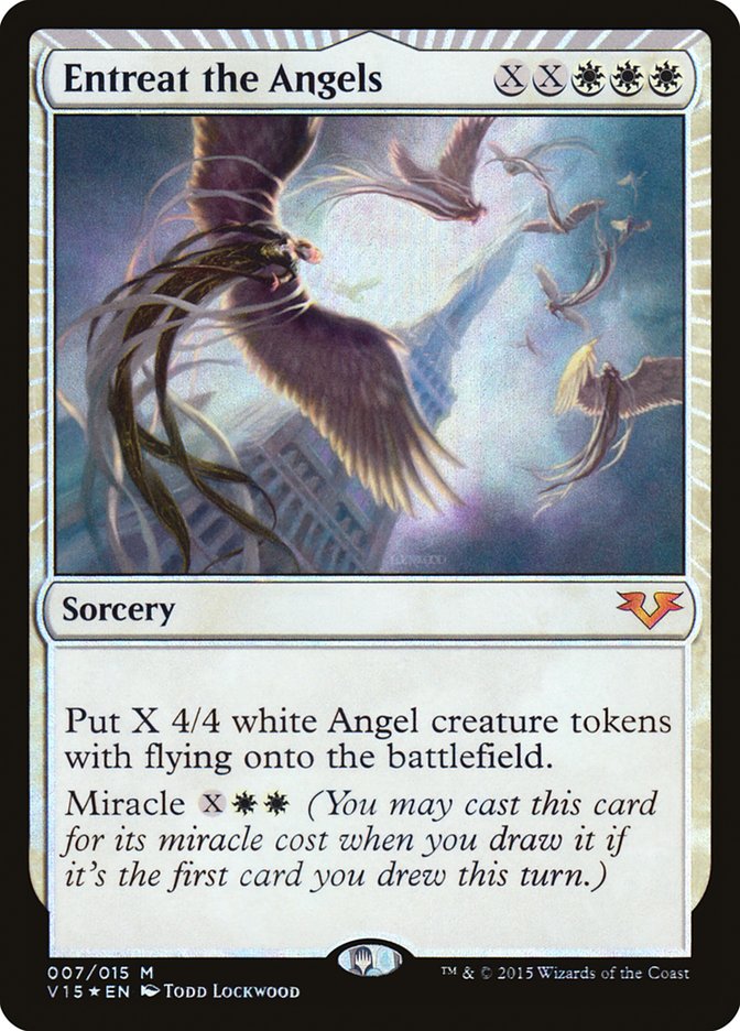 Magic the Gathering Card - Entreat the Angels - MTG Circle