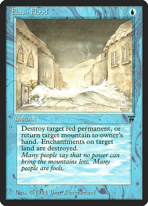 Magic the Gathering Card - Flash Flood - MTG Circle