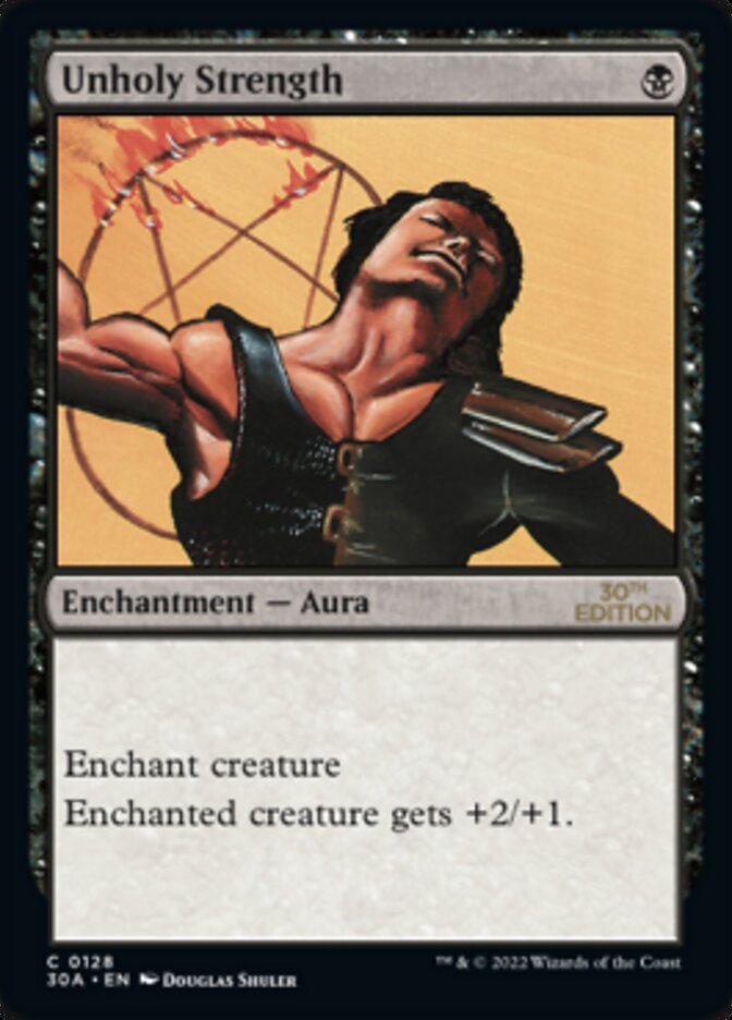 Magic the Gathering Card - Unholy Strength - MTG Circle