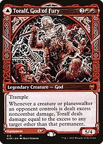 Magic the Gathering Card - Toralf, God of Fury // Toralf's Hammer - MTG Circle