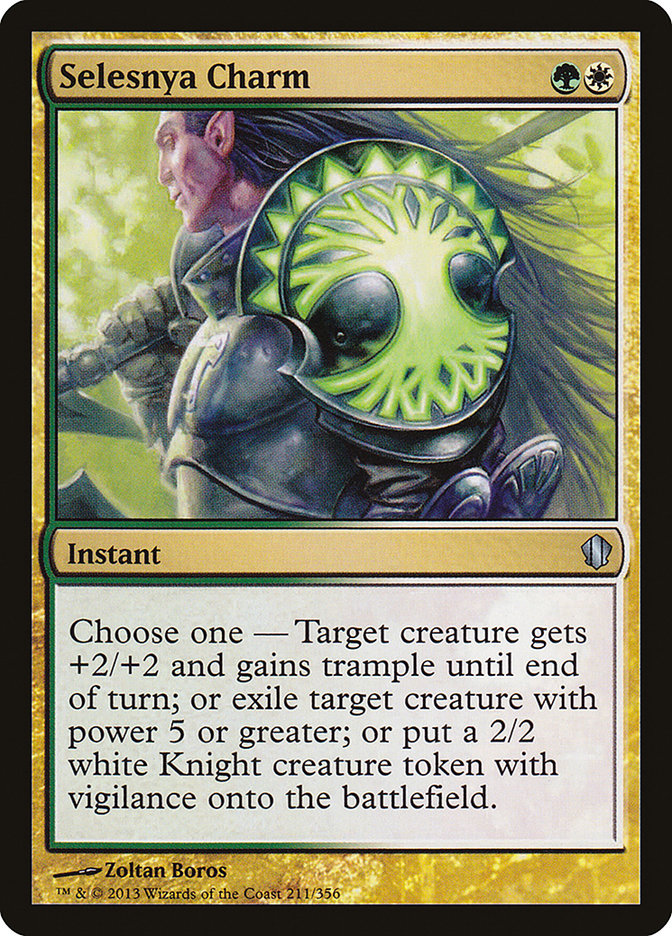 Magic the Gathering Card - Selesnya Charm - MTG Circle