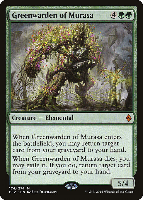 Magic the Gathering Card - Greenwarden of Murasa - MTG Circle