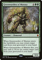 Magic the Gathering Card - Greenwarden of Murasa - MTG Circle
