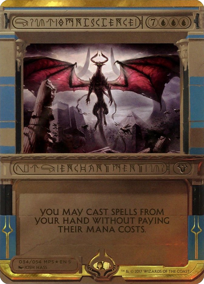 Magic the Gathering Card - Omniscience - MTG Circle