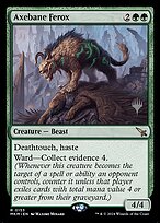 Magic the Gathering Card - Axebane Ferox - MTG Circle