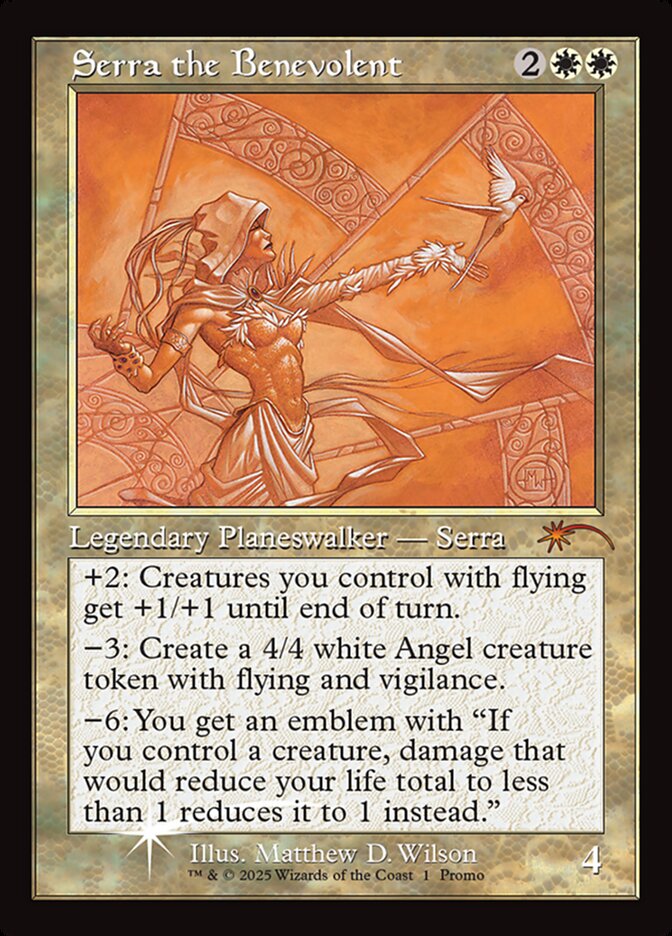 Magic the Gathering Card - Serra the Benevolent - MTG Circle
