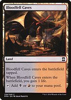 Magic the Gathering Card - Bloodfell Caves - MTG Circle