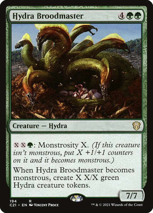 Magic the Gathering Card - Hydra Broodmaster - MTG Circle