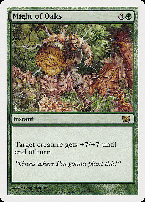 Magic the Gathering Card - Might of Oaks - MTG Circle