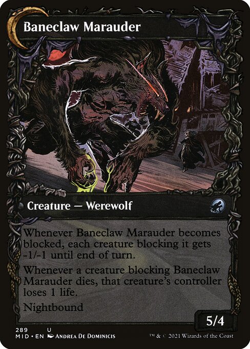 Magic the Gathering Card - Baneclaw Marauder - MTG Circle