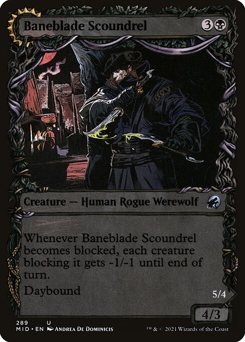 Magic the Gathering Card - Baneblade Scoundrel - MTG Circle