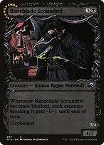 Magic the Gathering Card - Baneblade Scoundrel // Baneclaw Marauder - MTG Circle