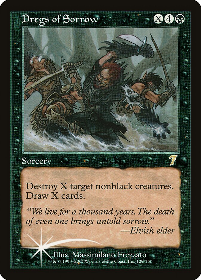 Magic the Gathering Card - Dregs of Sorrow - MTG Circle