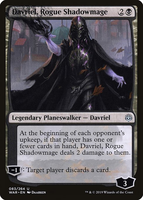 Magic the Gathering Card - Davriel, Rogue Shadowmage - MTG Circle