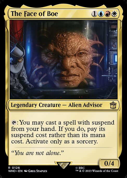 Magic the Gathering Card - The Face of Boe - MTG Circle