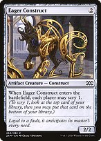 Magic the Gathering Card - Eager Construct - MTG Circle