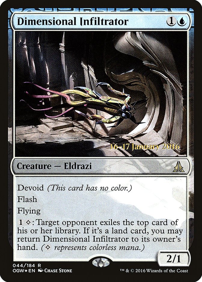 Magic the Gathering Card - Dimensional Infiltrator - MTG Circle