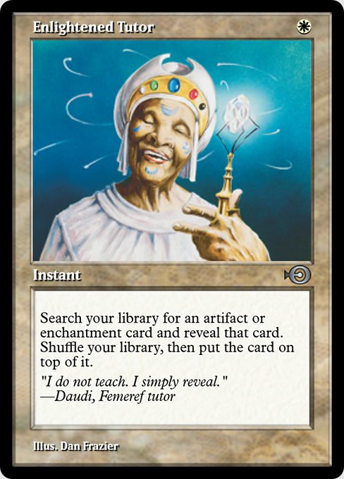 Magic the Gathering Card - Enlightened Tutor - MTG Circle