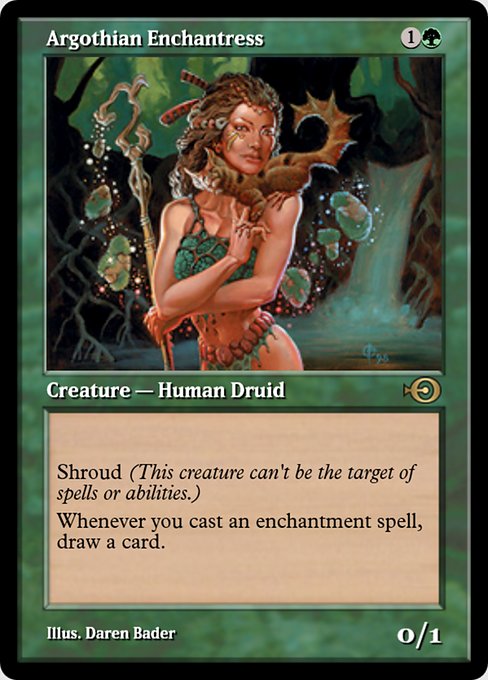 Magic the Gathering Card - Argothian Enchantress - MTG Circle
