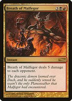 Magic the Gathering Card - Breath of Malfegor - MTG Circle