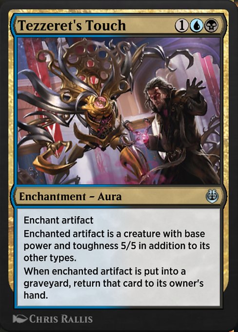 Magic the Gathering Card - Tezzeret's Touch - MTG Circle