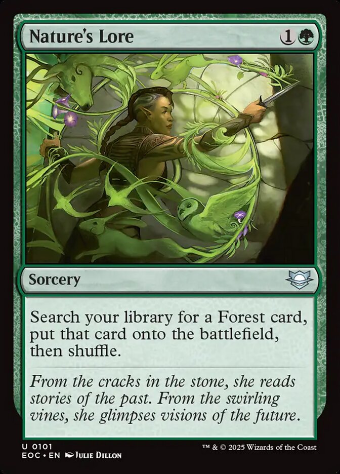 Magic the Gathering Card - Nature's Lore - MTG Circle