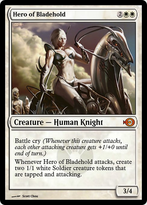Magic the Gathering Card - Hero of Bladehold - MTG Circle