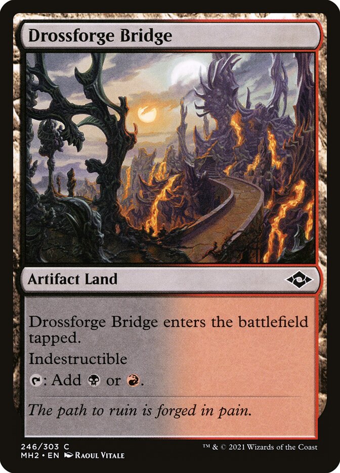 Magic the Gathering Card - Drossforge Bridge - MTG Circle