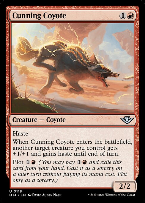 Magic the Gathering Card - Cunning Coyote - MTG Circle