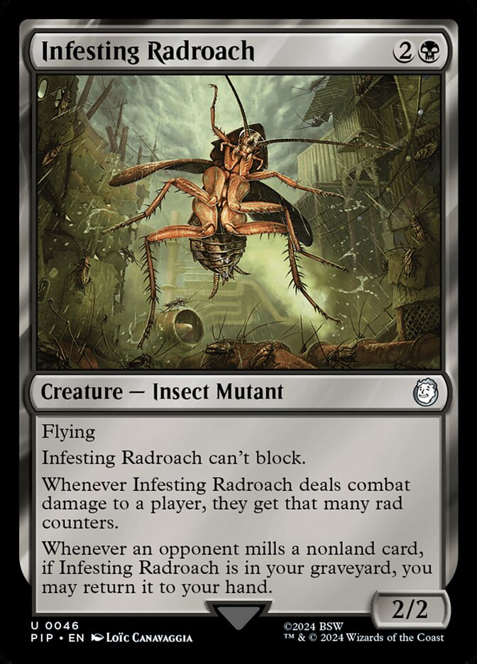 Magic the Gathering Card - Infesting Radroach - MTG Circle