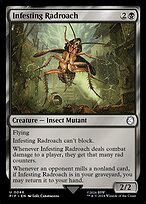 Magic the Gathering Card - Infesting Radroach - MTG Circle