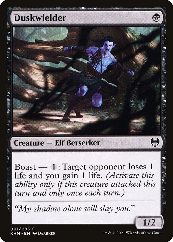 Magic the Gathering Card - Duskwielder - MTG Circle