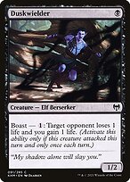 Magic the Gathering Card - Duskwielder - MTG Circle