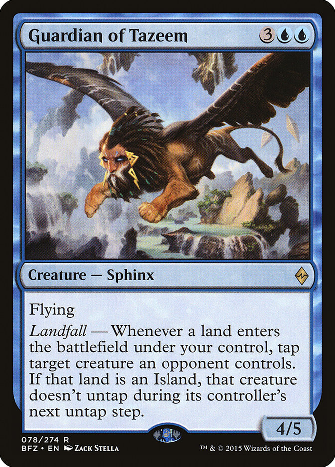 Magic the Gathering Card - Guardian of Tazeem - MTG Circle