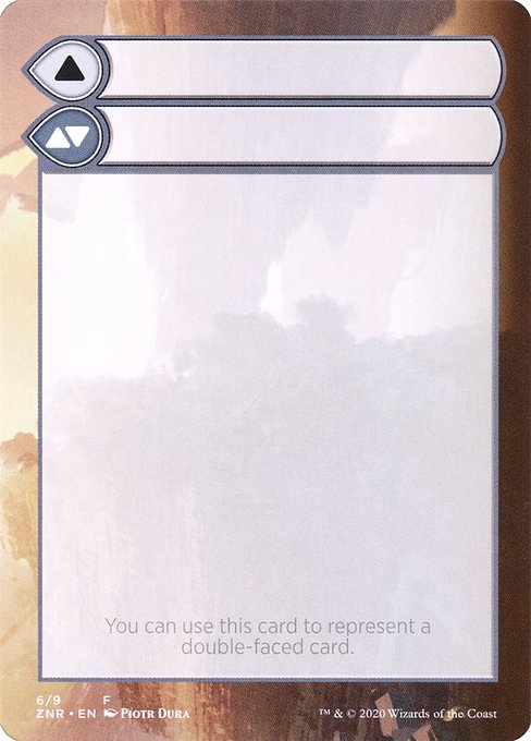 Magic the Gathering Card - Double-Faced Substitute Card - MTG Circle