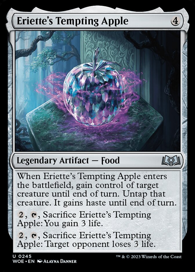 Magic the Gathering Card - Eriette's Tempting Apple - MTG Circle