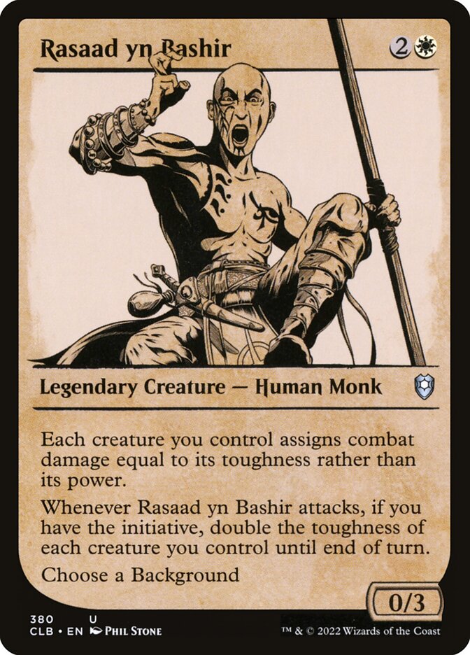 Magic the Gathering Card - Rasaad yn Bashir - MTG Circle
