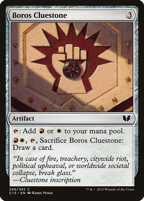 Magic the Gathering Card - Boros Cluestone - MTG Circle