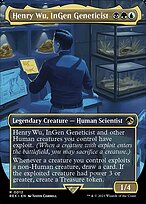 Magic the Gathering Card - Henry Wu, InGen Geneticist - MTG Circle