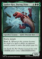 Magic the Gathering Card - Spider-Rex, Daring Dino - MTG Circle