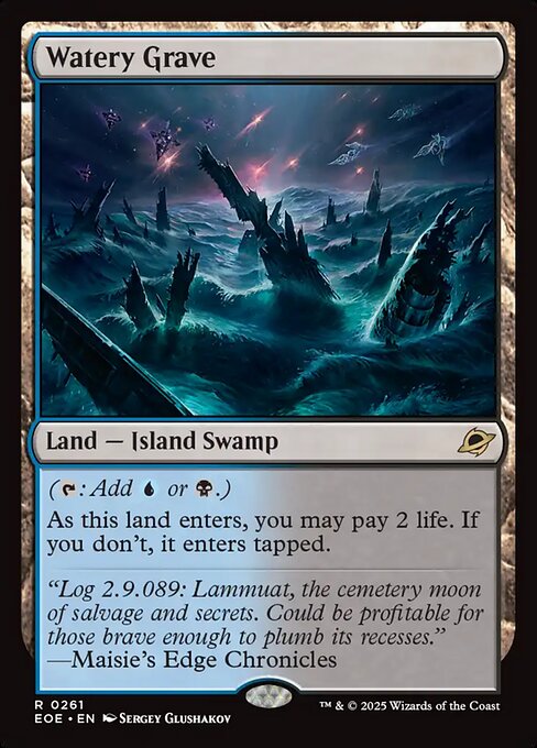 Magic the Gathering Card - Watery Grave - MTG Circle