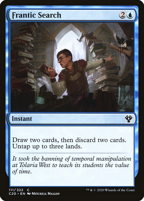 Magic the Gathering Card - Frantic Search - MTG Circle