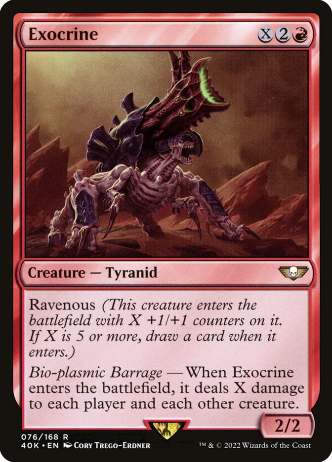 Magic the Gathering Card - Exocrine - MTG Circle