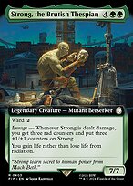 Magic the Gathering Card - Strong, the Brutish Thespian - MTG Circle